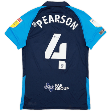 2020-21 Preston North End Match Issue Away Shirt Pearson #4