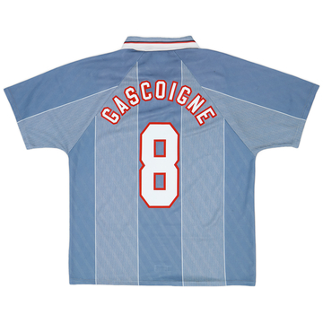 1996-97 England Away Shirt Gascoigne #8 - 5/10 - (XL)