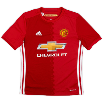 2016-17 Manchester United Home Shirt - 9/10 - (M.Boys)