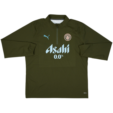 2024-25 Manchester City Player Issue 1/4 Zip Rain Top - As New