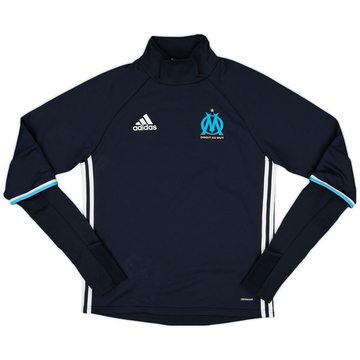 2016-17 Olympique Marseille adidas Sweat Top - 9/10 - (M)