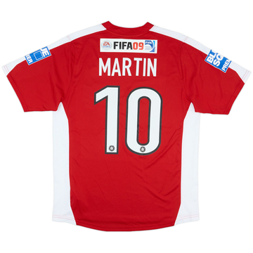 2008-09 Ebbsfleet Match Issue Home Shirt Martin #10