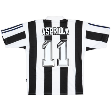 1995-97 Newcastle Home Shirt Asprilla #11 - 9/10 - (M)