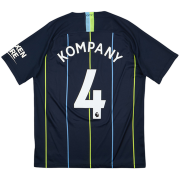 2018-19 Manchester City Away Shirt Kompany #4 - 7/10 - (M)
