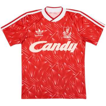 1989-91 Liverpool Home Shirt - 7/10 - (L.Boys)