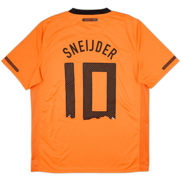 2010-11 Netherlands Home Shirt Sneijder #10 - 4/10 - (M)