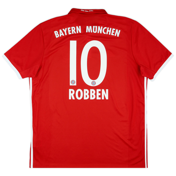 2016-17 Bayern Munich Home Shirt Robben #10 - 8/10 - (S)