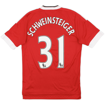 2015-16 Manchester United Home Shirt Schweinsteiger #31 - 6/10 - (S)