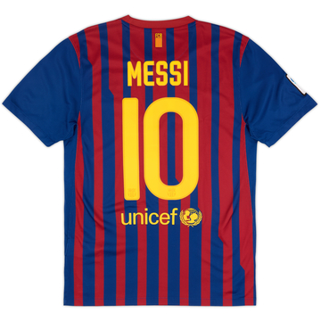 2011-12 Barcelona Home Shirt Messi #10 - 8/10 - (S)