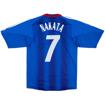 2004-06 Japan Authentic Home Shirt Nakata #7 - 9/10 - (M)