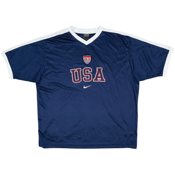 2002-04 USA Nike Training Shirt - 8/10 - (L)