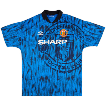 1992-93 Manchester United Away Shirt - 8/10 - (XL)