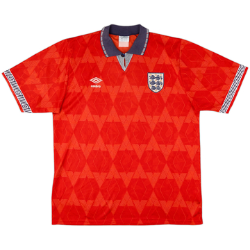 1990-93 England Away Shirt - 8/10 - (L)