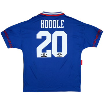 1994-95 Chelsea Home Shirt Hoddle #20 - 7/10 - (L)