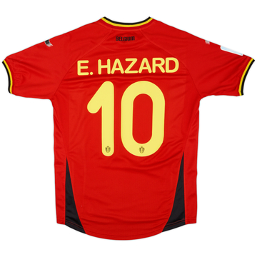 2014-15 Belgium Home Shirt E.Hazard #10 - 6/10 - (M)