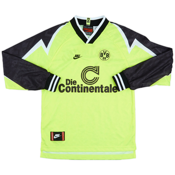 1995-96 Borussia Dortmund Home L/S Shirt - 9/10 - (L.Boys)