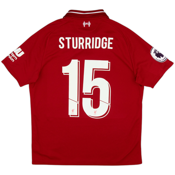 2018-19 Liverpool Home Shirt Sturridge #15 - 7/10 - (S)