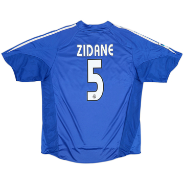 2004-05 Real Madrid Third Shirt Zidane #5 - 7/10 - (L)