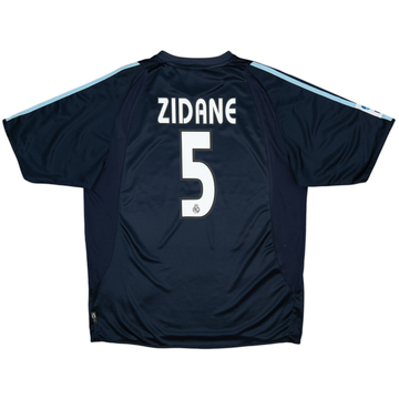 2003-04 Real Madrid Away Shirt Zidane #5 - 8/10 - (L)