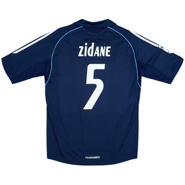2005-06 Real Madrid Away Shirt Zidane #5 - 8/10 - (M)