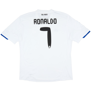 2010-11 Real Madrid Home Shirt Ronaldo #7 - 6/10 - (XL)