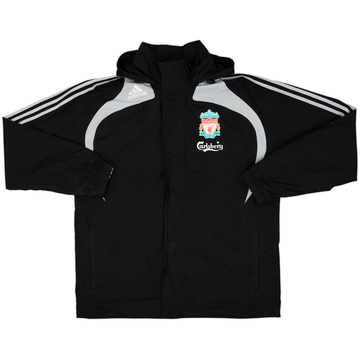 2008-09 Liverpool adidas Hooded Rain Jacket - 6/10 - (M)