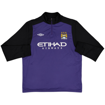 2012-13 Manchester City Umbro 1/4 Zip Drill Top - 8/10 - (XL)