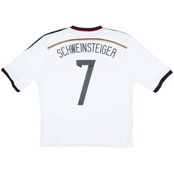 2014-15 Germany Home Shirt Schweinsteiger #7 - 4/10 - (XL)