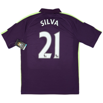 2014-15 Manchester City Third Shirt Silva #21 (M)