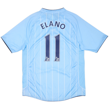 2007-08 Manchester City Home Shirt Elano #11 (L)