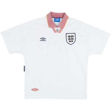 1993-95 England Home Shirt - 4/10 - (L)