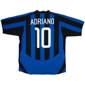 2003-04 Inter Milan Home Shirt Adriano #10 - 8/10 - (XL)