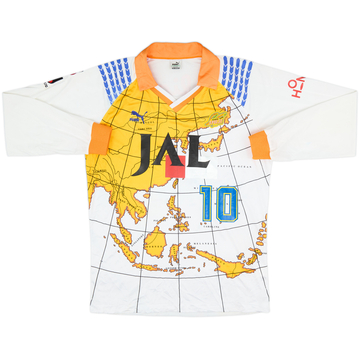 1992 Shimizu S-Pulse Away L/S Shirt #10 - 8/10 - (M)