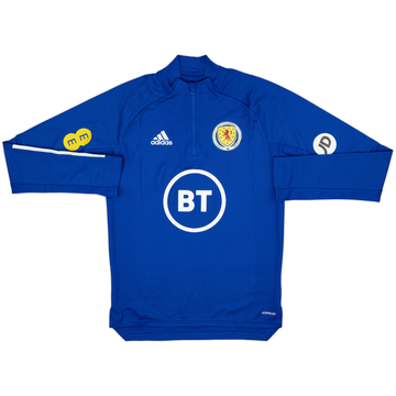2020-21 Scotland adidas 1/4 Zip Drill Top - 8/10 - (S)