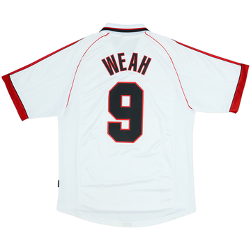 1998-99 AC Milan Away Shirt Weah #9 - 6/10 - (L)