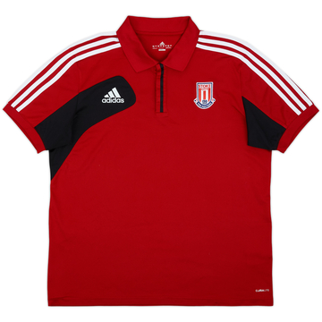 2012-13 Stoke City adidas Polo Shirt - 10/10 - (XL)