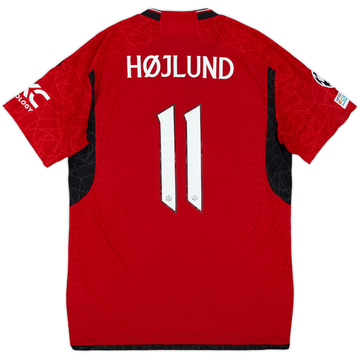 2023-24 Manchester United Authentic Home Shirt Højlund #11 - 8/10 - (L)
