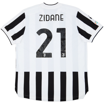 2021-22 Juventus Authentic Home Shirt Zidane #21 - 8/10 - (XL)