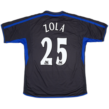 2002-04 Chelsea Away Shirt Zola #25 - 8/10 - (L)