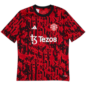 2023-24 Manchester United adidas Training Shirt - 10/10 - (L.Boys)