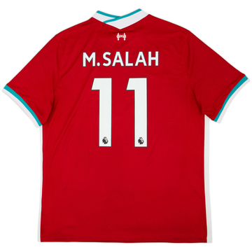 2020-21 Liverpool Home Shirt M.Salah #11 - 5/10 - (XL)