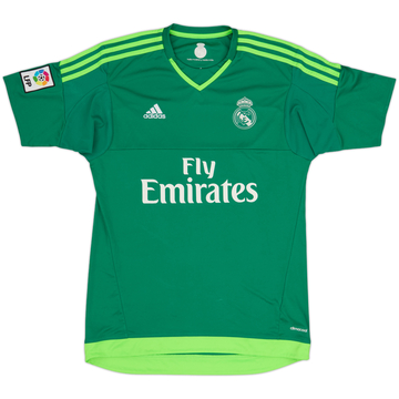 2015-16 Real Madrid S/S GK Shirt - 7/10 - (M)