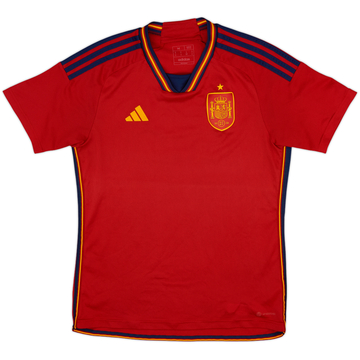 2022-23 Spain Home Shirt - 10/10 - (M)