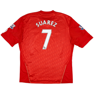 2010-12 Liverpool Home Shirt Suarez #7 - 5/10 - (XXL)