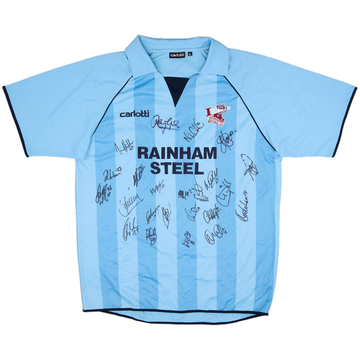 2008-09 Scunthorpe Squad Signed Third Shirt - 6/10 - (XL)