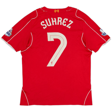 2014-15 Liverpool Home Shirt Suarez #7 - 4/10 - (M)