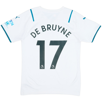 2021-22 Manchester City Away Shirt De Bruyne #17 - 6/10 - (S)