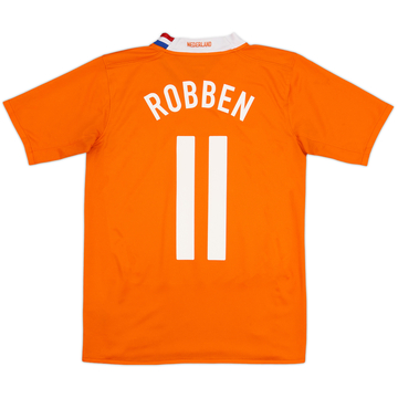 2008-10 Netherlands Home Shirt Robben #11 - 7/10 - (XL)