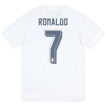 2015-16 Real Madrid Home Shirt Ronaldo #7 - 6/10 - (M)