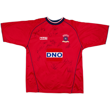 2002-03 Hartlepool United Squad Signed Away Shirt Ross #24 - 6/10 - (L)